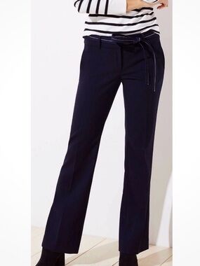 LOFT Navy Marisa pants size 6  #124